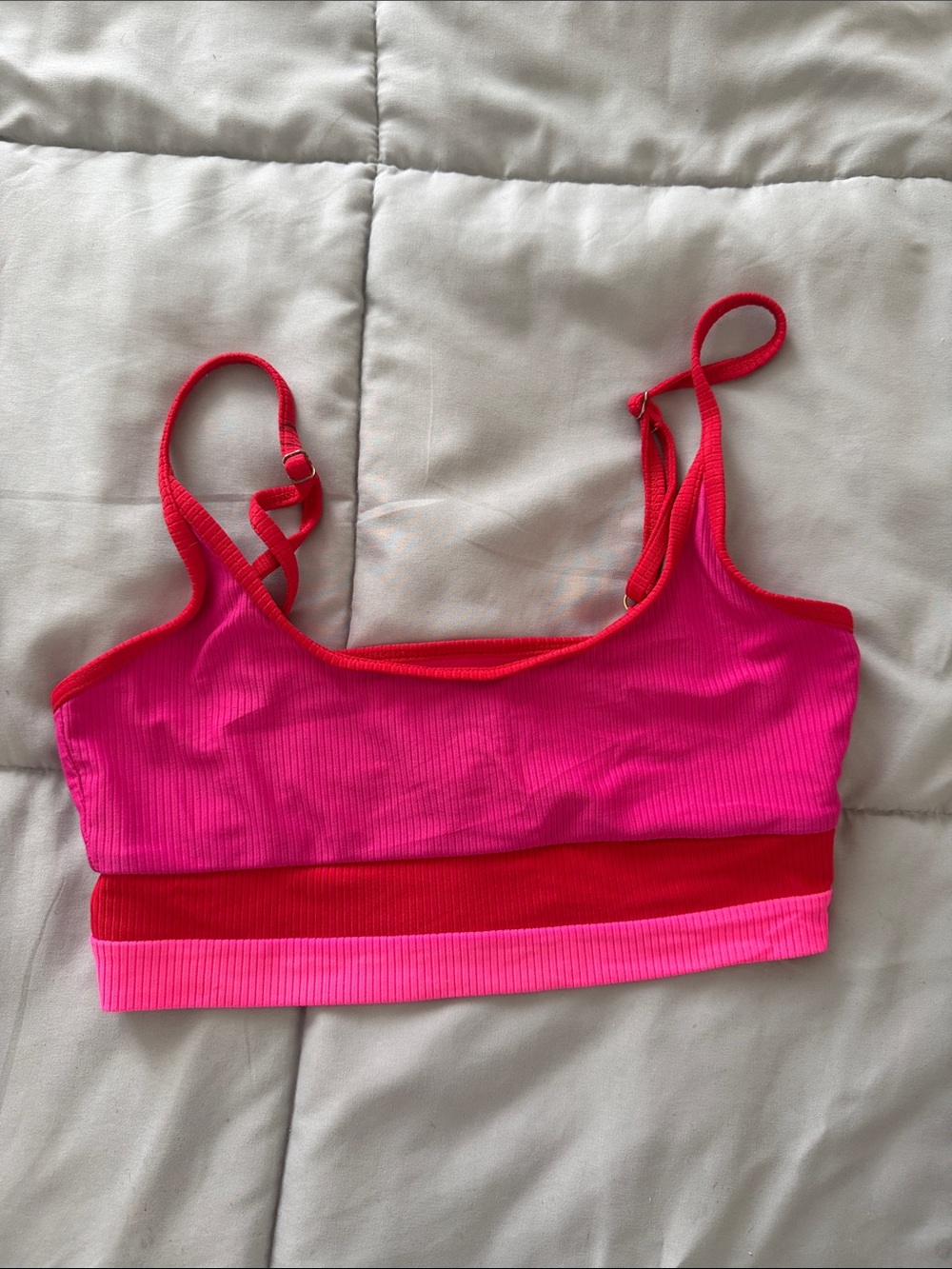 Beach riot size large bikini top